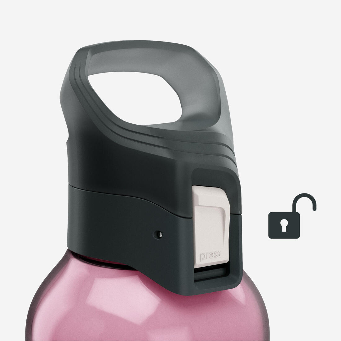 Shishe Ecozen® 500 0.8L me kapak me çlirim të shpejtë për ecje në natyrë - Blu 21