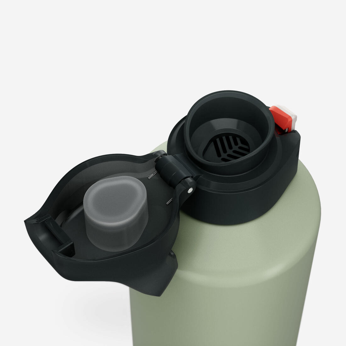Shishe alumini 1.5L me kapak që hapet shpejt për ecje në natyrë - Blu 15