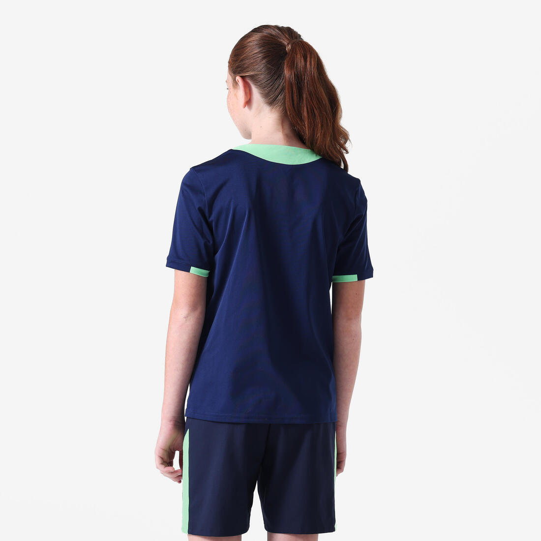 Bluzë Futbolli Mëngë të Shkurtra për Fëmijë Viralto Boreal - Blu Marin / Jeshile 7