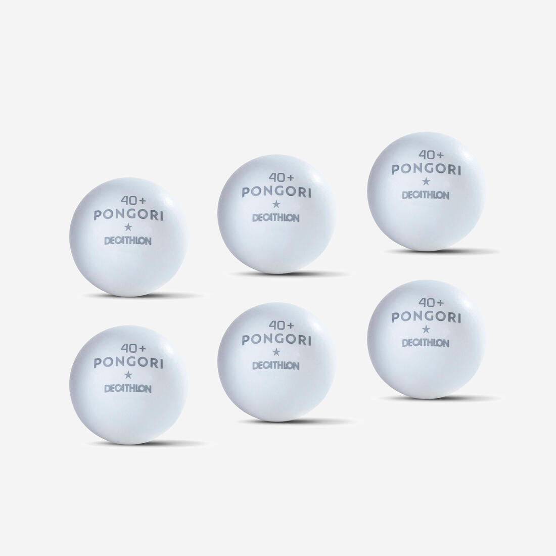 Topa Pingpongu TTB 100 1* 40+ Pako me 6 copë (Prodhuar në Francë) - Portokalli